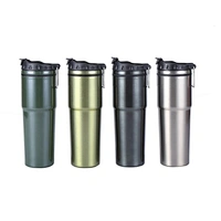 720 ml vacuum thermal tumbler with 304 s/s inner, 201 s/s outer with paint coating, two kinds of lid available